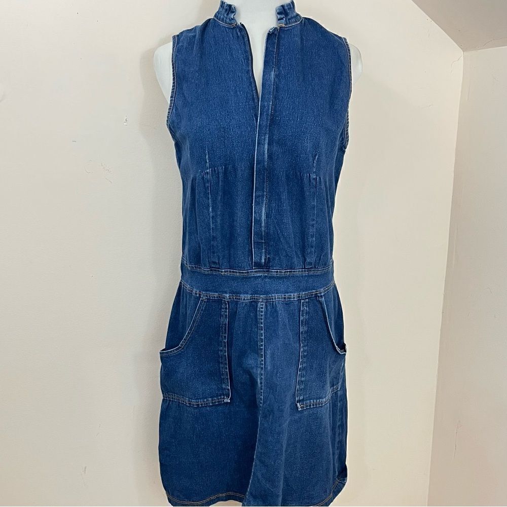 California Grown Vintage Y2K Denim Bodycon Dress L